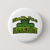 Kus Ik ben een Button van Leprechaun (Voorkant)