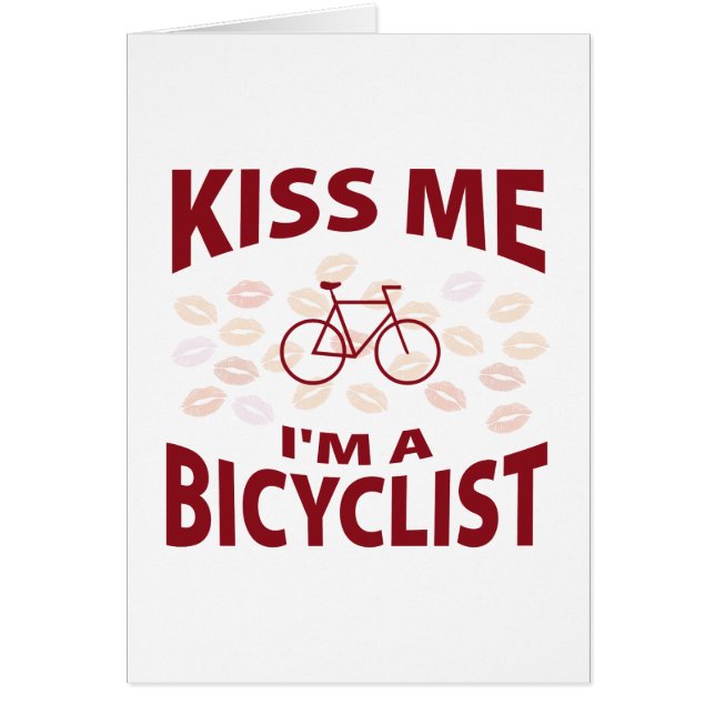 Kus, ik ben een fietser. (Voorkant)