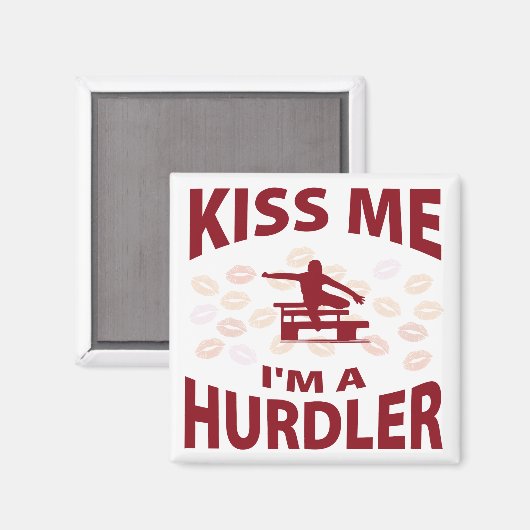 Kus, ik ben een Hurdler. Magneet (Voorkant / Achterkant)