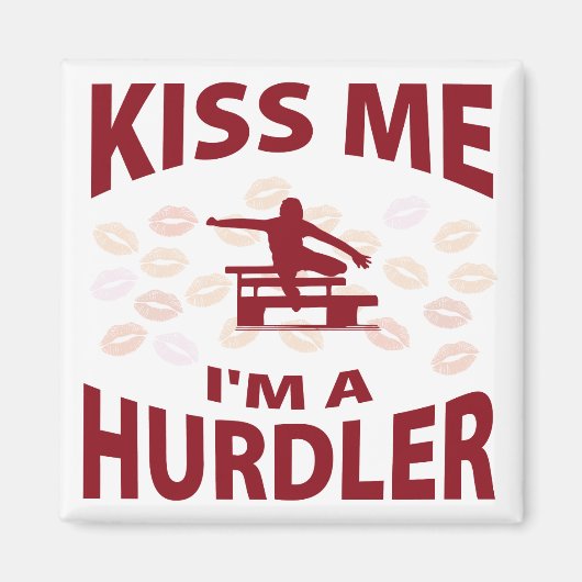 Kus, ik ben een Hurdler. Magneet (Voorkant)