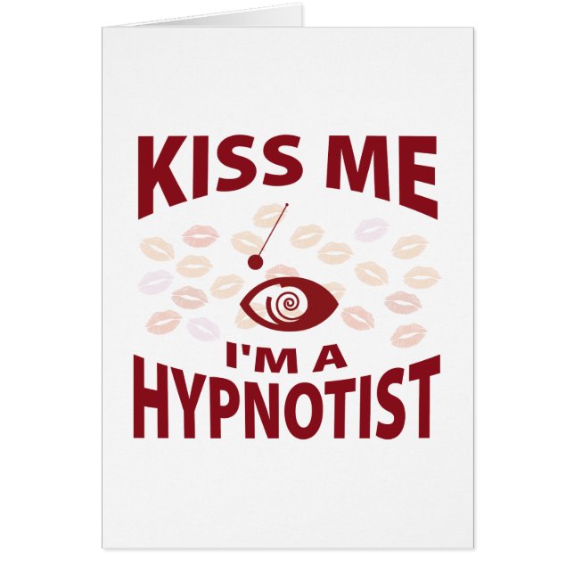 Kus, ik ben een hypnotist. (Voorkant)
