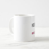 Kus, ik ben een INDUSTRIËLE ENGINEER Koffiemok (Voorkant links)