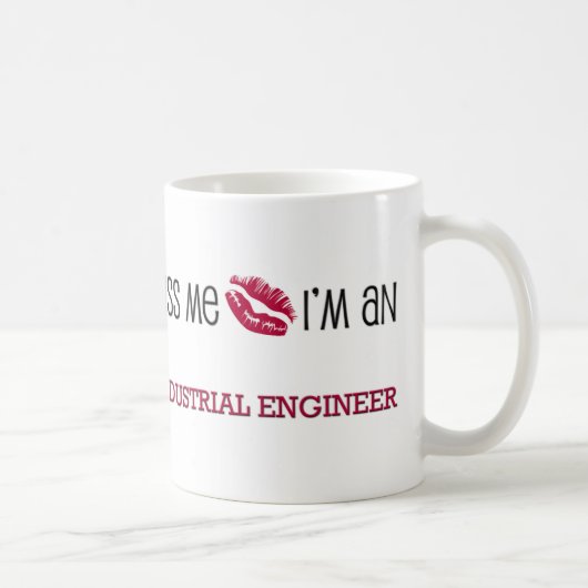 Kus, ik ben een INDUSTRIËLE ENGINEER Koffiemok (Rechts)