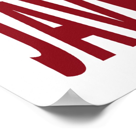 Kus, ik ben een Javelin Thrower Poster (Hoek)