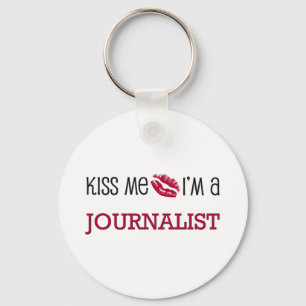 Kus, ik ben een JOURNALIST Sleutelhanger