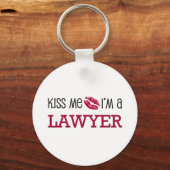 Kus, ik ben een LAWYER Sleutelhanger (Voorkant)