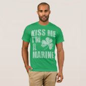 Kus, ik ben een marinier. t-shirt (Voorkant volledig)