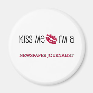 Kus, ik ben een NEWSPAPER JOURNALIST Magneet