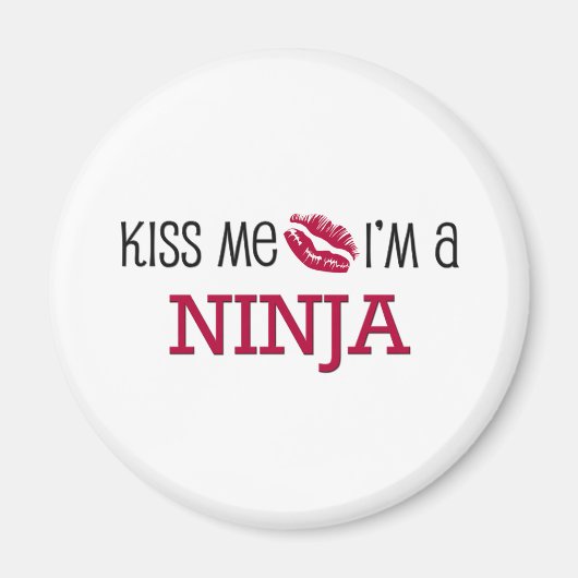 Kus, ik ben een NINJA Magneet (Voorkant)