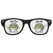 Kus, ik ben een Prins Kikker Retro Zonnebril (Voorkant)