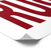 Kus, ik ben een Rugby-speler Poster (Hoek)