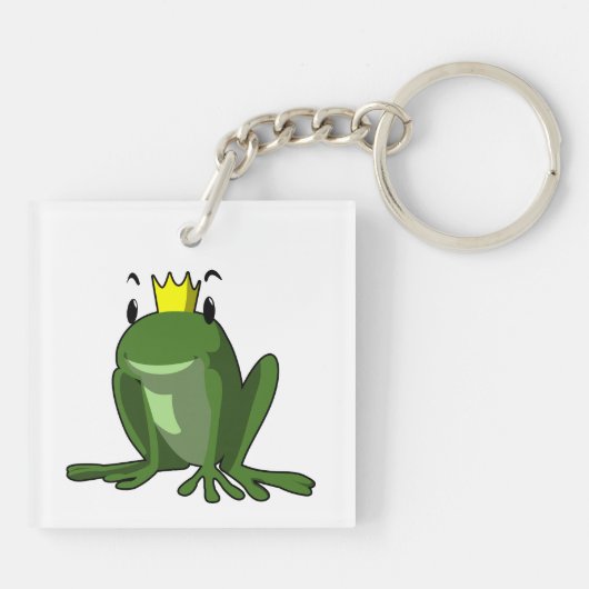 Kus, ik ben een Sleutelhanger van Kikkerprins (Achterkant)