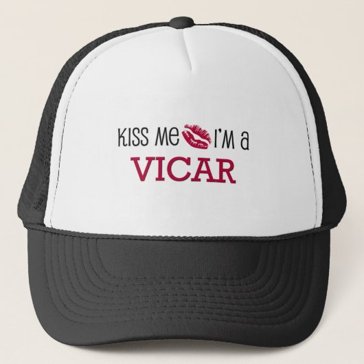 Kus, ik ben een VICAR. Trucker Pet (Voorkant)