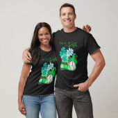 Kus, ik ben Iers Green Shamrock Gnome met Lucky T-shirt (Unisex)