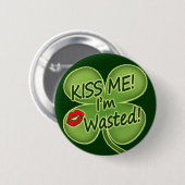 Kus, ik ben verspild ronde button 5,7 cm (Voorkant /achterkant)