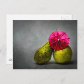 Kus in de regen briefkaart (Voorkant / Achterkant)