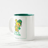 Kus it tweekleurige koffiemok (Voorkant links)