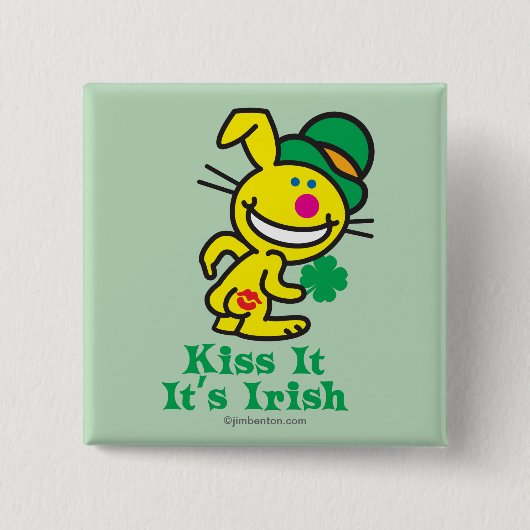 Kus it vierkante button 5,1 cm (Voorkant)