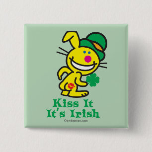 Kus it vierkante button 5,1 cm