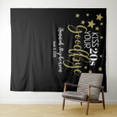 Kus je 20's Goodbye 30e verjaardagsfeestfoto Wandkleed (In Situ (horizontaal))