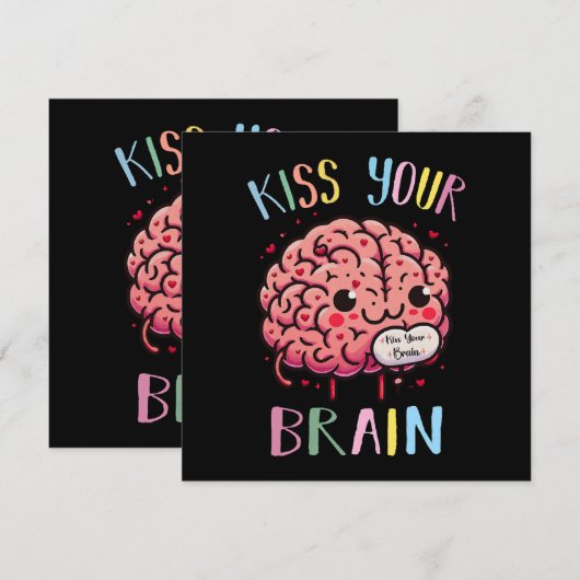 Kus Je Brain Leraar (Voorkant / Achterkant)