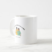 Kus je partner dag koffiemok (Voorkant links)