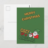 Kus je tegen Kerstmis Briefkaart (Voorkant / Achterkant)