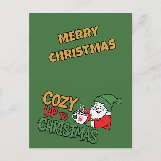 Kus je tegen Kerstmis Briefkaart (Voorkant)