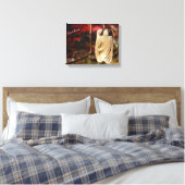 Kus Kiss! Canvas Afdruk (Insitu (Slaapkamer))