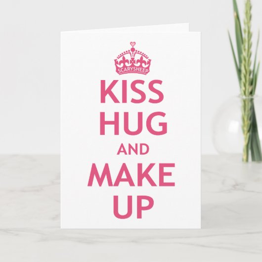Kus knuffel en make-up kaart (Voorkant)