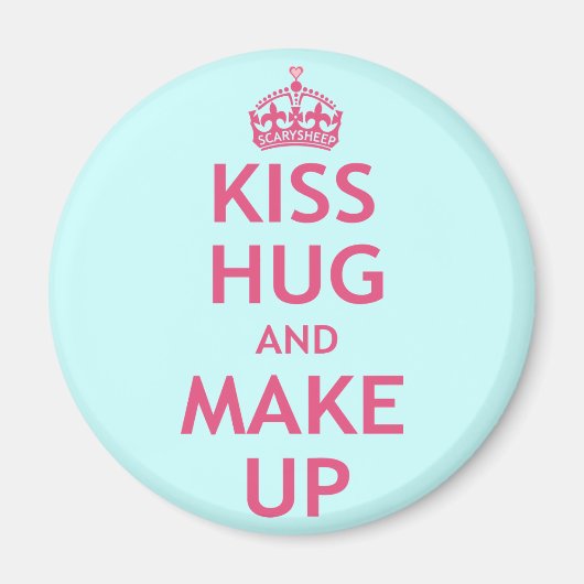 Kus knuffel en make-up magneet (Voorkant)