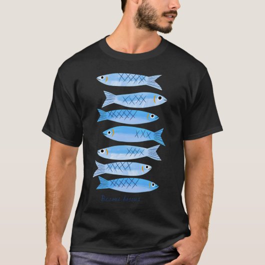 Kus kus sardines t-shirt (Voorkant)