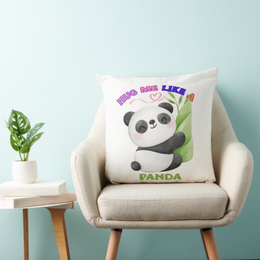 Kus Kussen – Knuffel me als een Panda (Stoel)