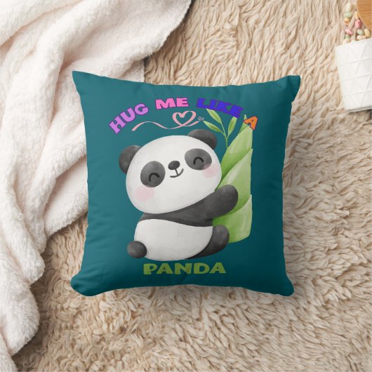 Kus Kussen – Knuffel me als een Panda (Deken)
