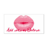 Kus - Kussen plezier Zelfinktende Stempel (Design)