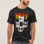 Kus Leuke Kat Moeder Kitten Katten Rock T-shirt (Voorkant)