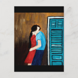 Kus. Liefde. Briefkaart