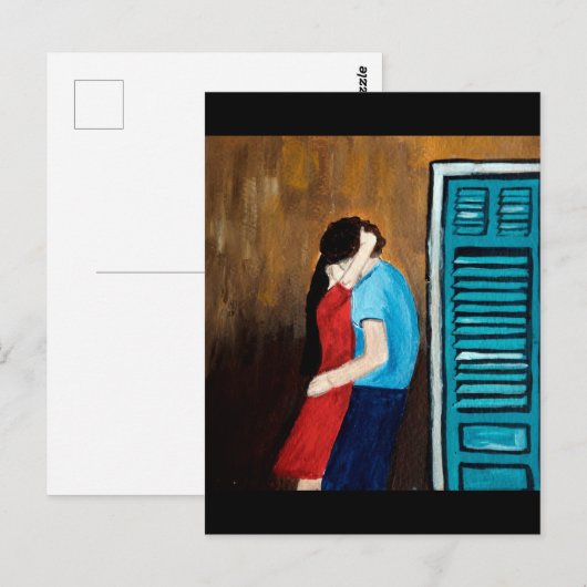 Kus. Liefde. Briefkaart (Voorkant / Achterkant)