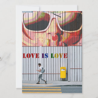Kus-Liefde Is Liefde Homoseksuele/Lesbische Bewaar Save The Date