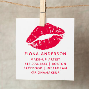 Kus Lip Make-up Artiest Zelfinktende Stempel