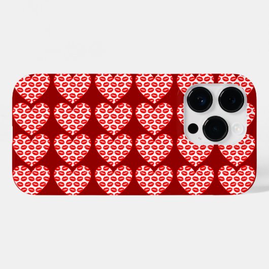 Kus Lippen Harten Case-Mate iPhone Case (Achterkant (horizontaal))