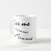 Kus me aanpasbaar koffiemok (Voorkant links)