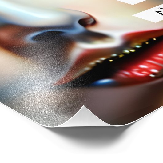 Kus me al | Fantasie Etherische Kunst Foto Afdruk (Hoek)