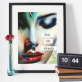 Kus me al | Fantasie Etherische Kunst Foto Afdruk