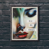 Kus me al | Fantasie Etherische Kunst Foto Afdruk