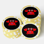 Kus me als je kunt! Pookspaanders, Ivoor Solid Edg Pokerchips (Opstapeling)