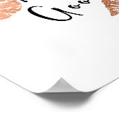 Kus me altijd goed met Kisses Poster (Hoek)