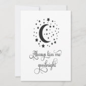 Kus me altijd goedenacht Kaart (Voorkant)