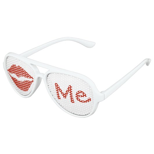 Kus me aviator zonnebril (Gekanteld)