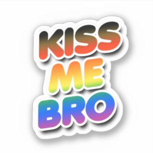 Kus Me Broer Sticker